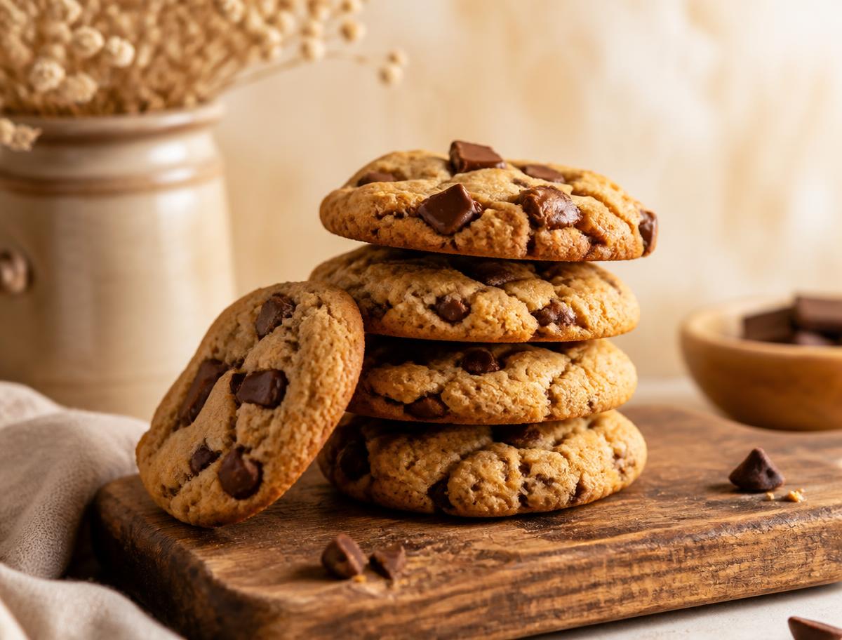 Cookies gourmet recém assados